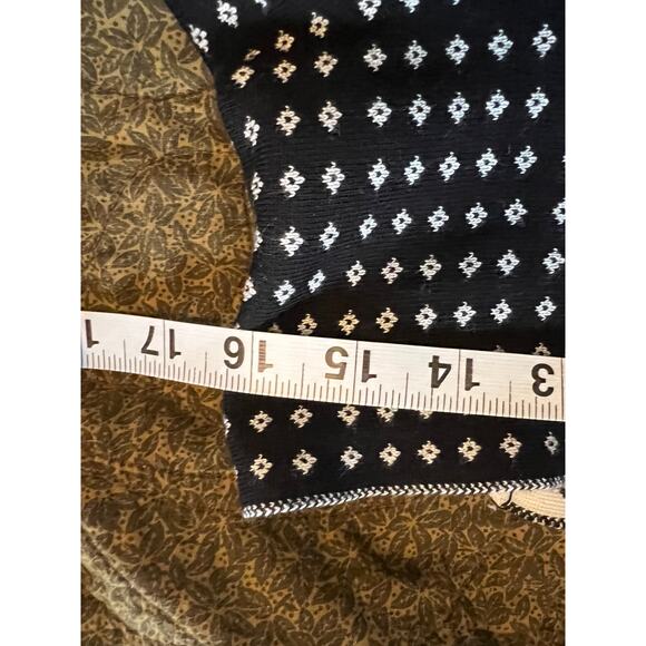 Max Edition Black & White Nordic sweater skater skirt mini reversible academia - Picture 6 of 8